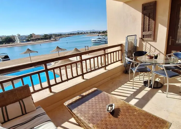 Fanadir Lagoon 2-bedroom Pool And Lagoon View Sleeps 4 Persons, Close To Abu Tig Marina, Mangroovy, And Kite Centers